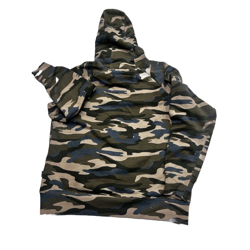 Cabela’s Women’s Hoodie Size Large Camo Purple Logo Athleisure Thick Heavy Cozy - Picture 2 of 7